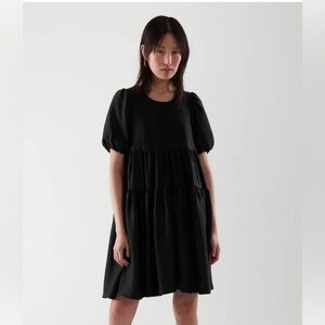 COS Black Midi Dress